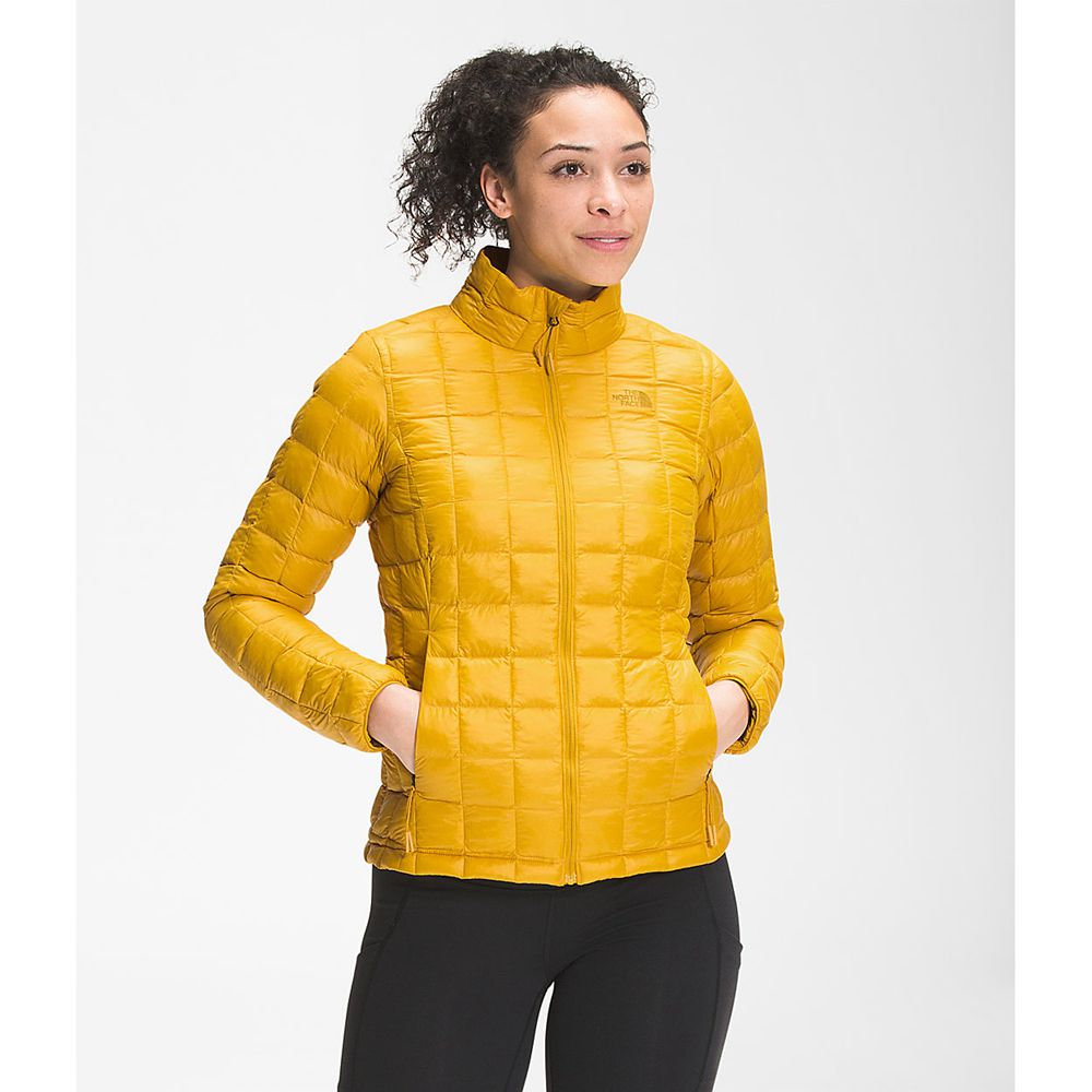 The North Face Insulated Jacket Womens Australia - The North Face Thermoball™ Eco Yellow (NHM-682410